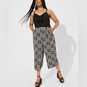 Torrid Challis Jumpsuit Romper